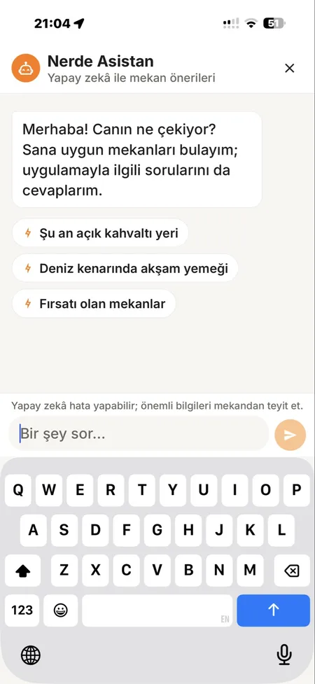 Uygulama — Nerde Asistan
